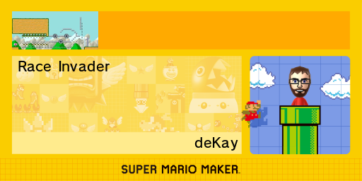 Super Mario Maker Race Invader