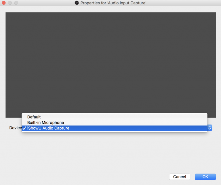 obs studio mac display capture not working